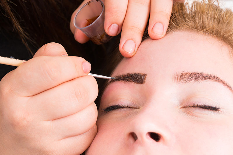 Ramon's Hair Design Eyebrow Tinting Services